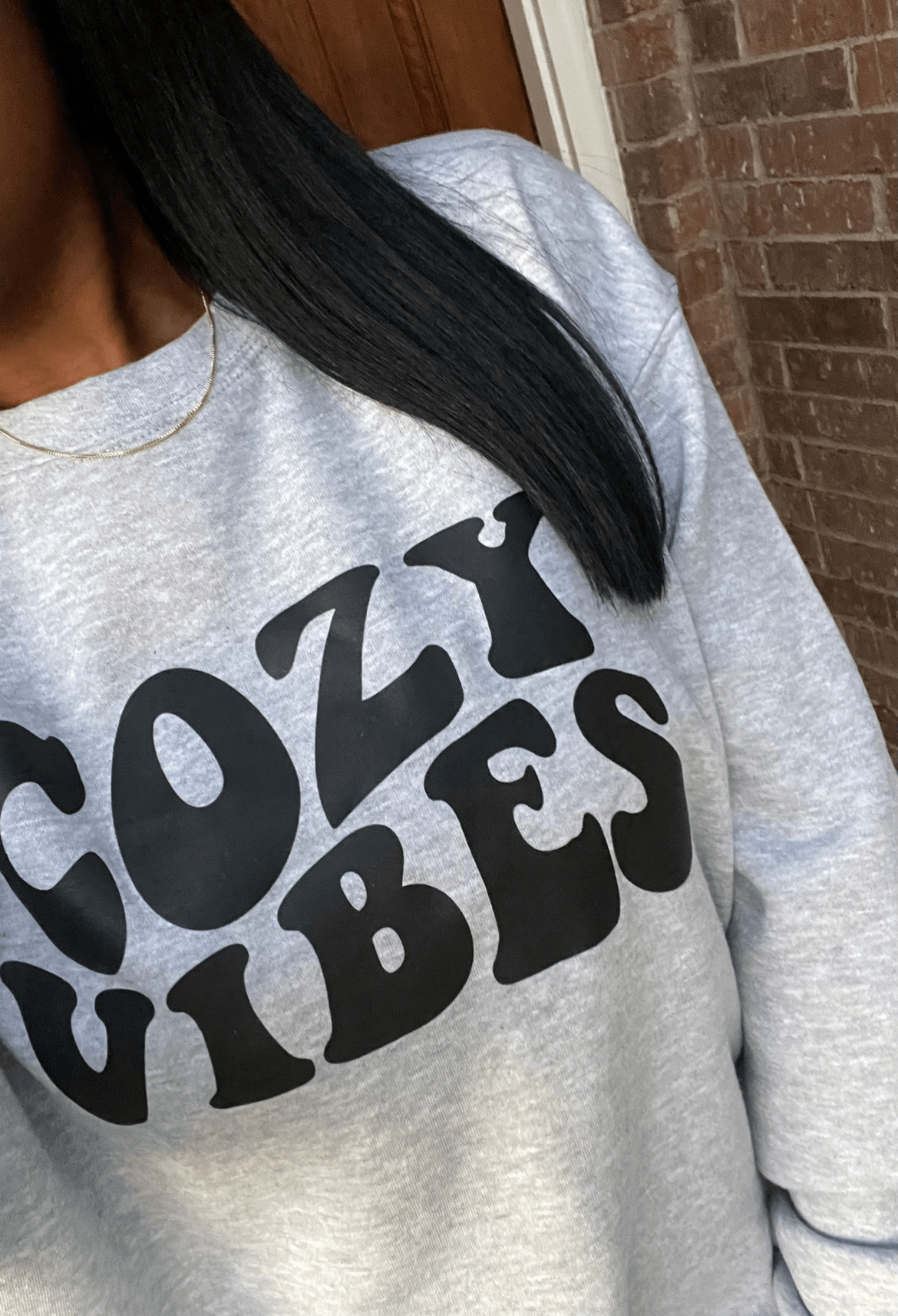 Cozy Vibes Crewneck Sweatshirt - Elle Thrive Boutique