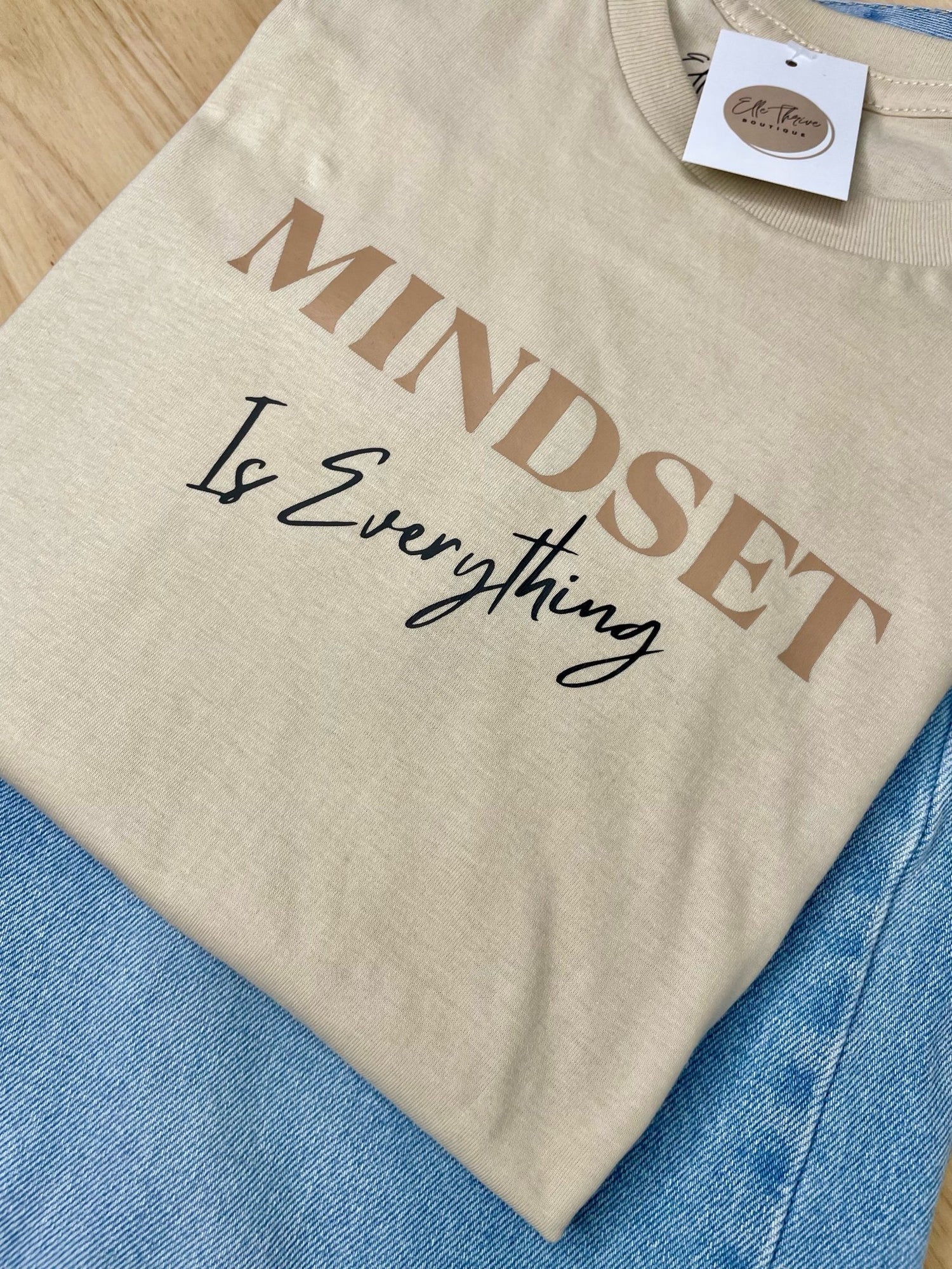 Mindset Is Everything T-Shirt - Elle Thrive Boutique